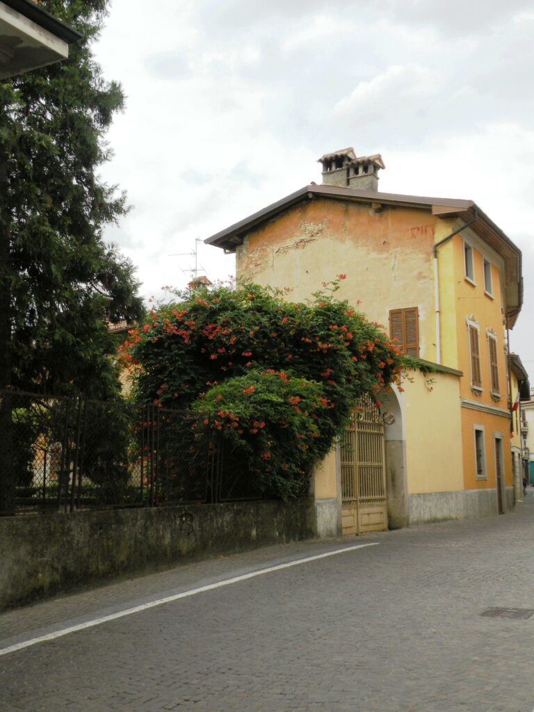 Dopo la cessione del palazzo ai marchesi Sforza, Gian Giacomo Aratori abitò, con la propria famiglia in questa zona, a porta Folcero. Qui fu accolto, in età prescolare anche il piccolo Michelangelo